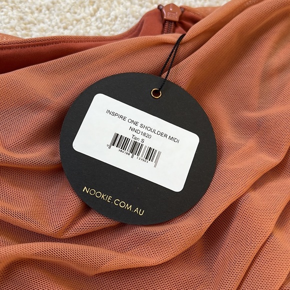 NOOKIE Inspire One Shoulder Midi Tan - Picture 7 of 13